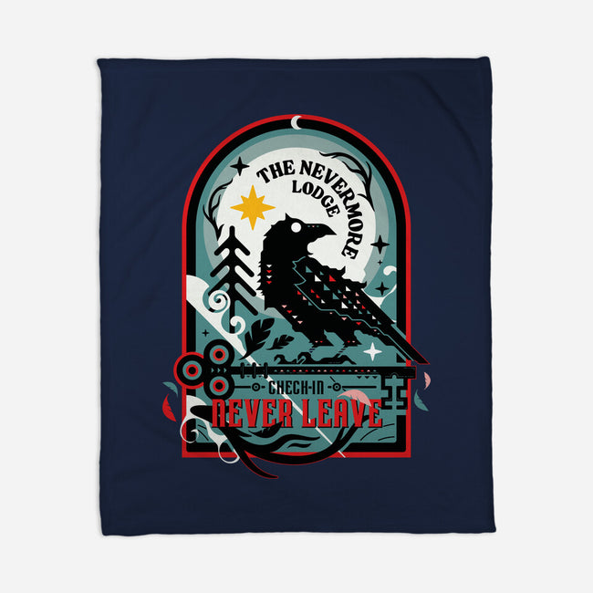 The Nevermore Lodge-None-Fleece-Blanket-BadBox