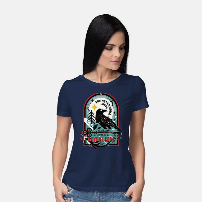 The Nevermore Lodge-Womens-Basic-Tee-BadBox