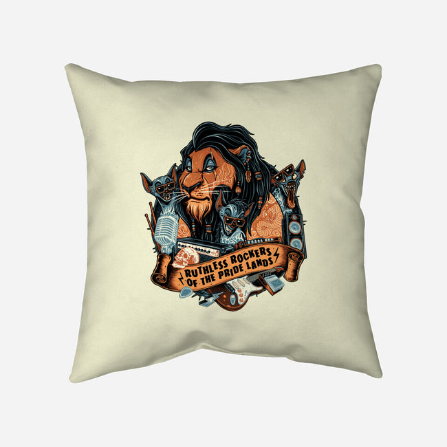 Ruthless Rockers-None-Removable Cover w Insert-Throw Pillow-glitchygorilla