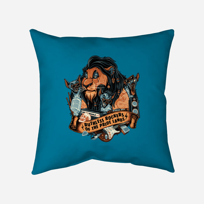 Ruthless Rockers-None-Removable Cover w Insert-Throw Pillow-glitchygorilla