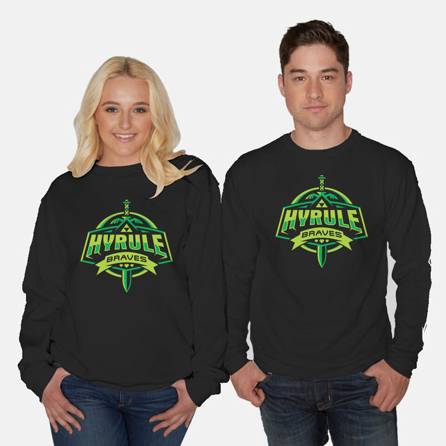 Hyrule Braves-Unisex-Crew Neck-Sweatshirt-arace