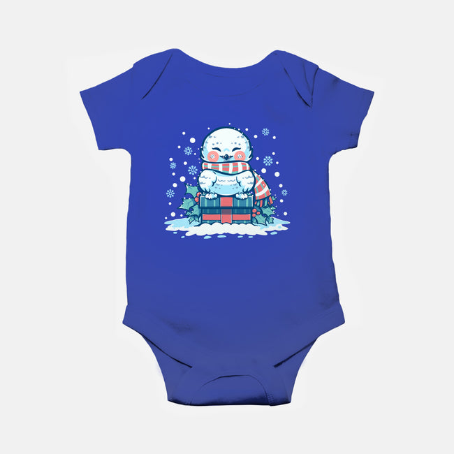 Owlways Love Christmas-Baby-Basic-Onesie-TechraNova