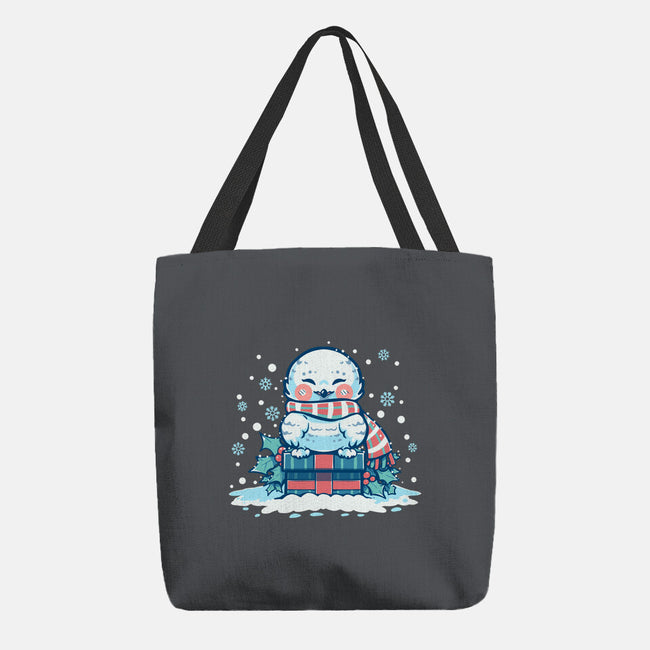 Owlways Love Christmas-None-Basic Tote-Bag-TechraNova