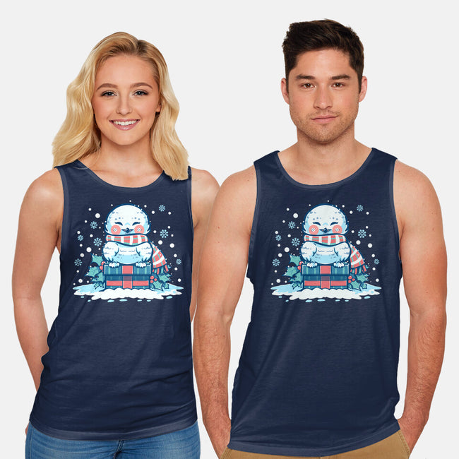 Owlways Love Christmas-Unisex-Basic-Tank-TechraNova