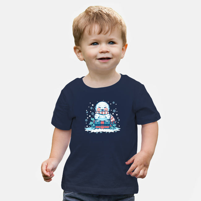 Owlways Love Christmas-Baby-Basic-Tee-TechraNova