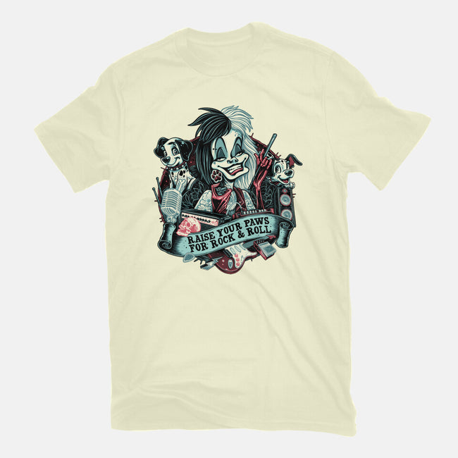 Raise Your Paws For Rock And Roll-Mens-Basic-Tee-glitchygorilla