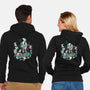 Raise Your Paws For Rock And Roll-Unisex-Zip-Up-Sweatshirt-glitchygorilla