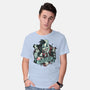 Raise Your Paws For Rock And Roll-Mens-Basic-Tee-glitchygorilla