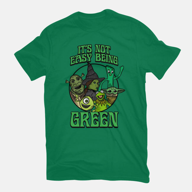 Go Team Green-Mens-Heavyweight-Tee-SCelano Design