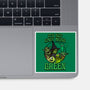 Go Team Green-None-Glossy-Sticker-SCelano Design