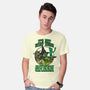 Go Team Green-Mens-Basic-Tee-SCelano Design