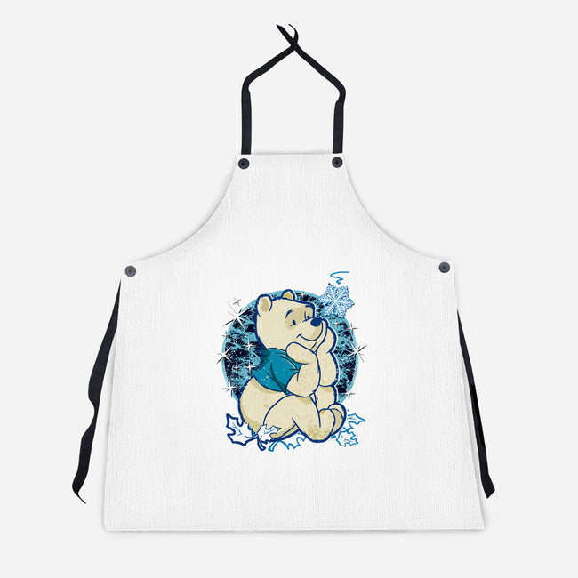 A Bear Winter Day-Unisex-Kitchen-Apron-palmstreet