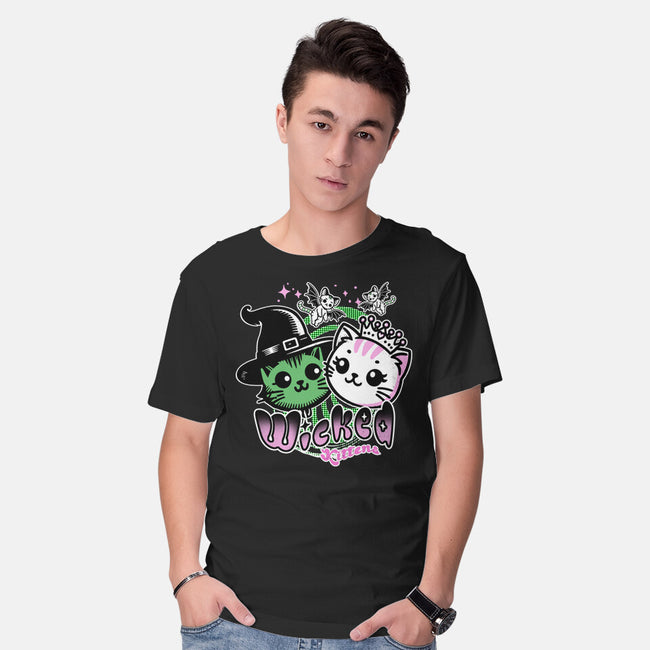 Wicked Kittens-Mens-Basic-Tee-palmstreet