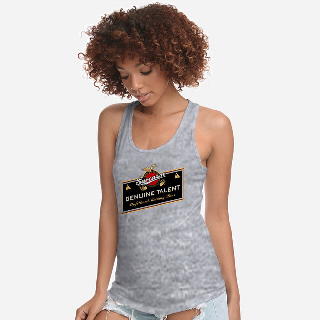 Genuine Talent-Womens-Racerback-Tank-NMdesign