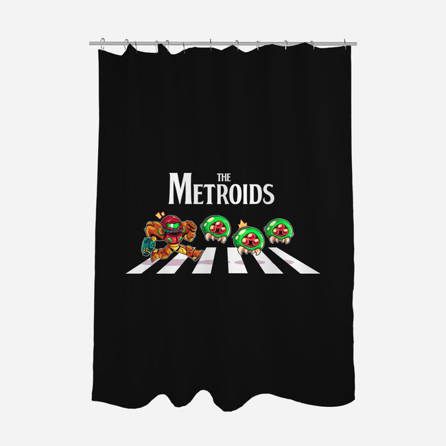 The Metroids-None-Polyester-Shower Curtain-2DFeer