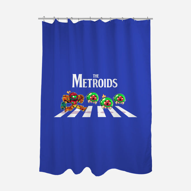 The Metroids-None-Polyester-Shower Curtain-2DFeer