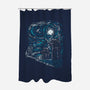 Hoth Night-None-Polyester-Shower Curtain-sebasebi