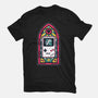 8Bits Stained Glass-Unisex-Basic-Tee-paulagarcia