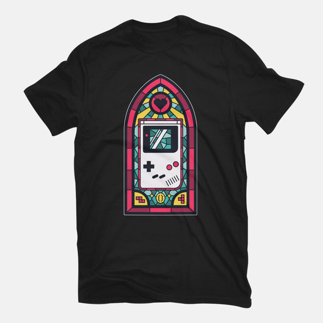 8Bits Stained Glass-Youth-Basic-Tee-paulagarcia