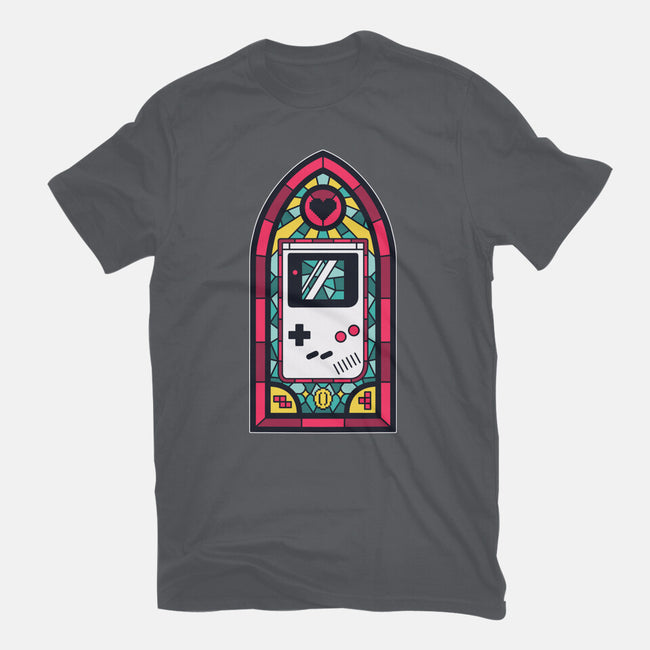 8Bits Stained Glass-Womens-Basic-Tee-paulagarcia