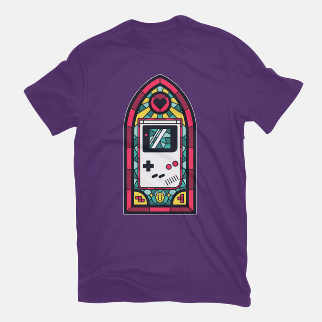 8Bits Stained Glass-Youth-Basic-Tee-paulagarcia