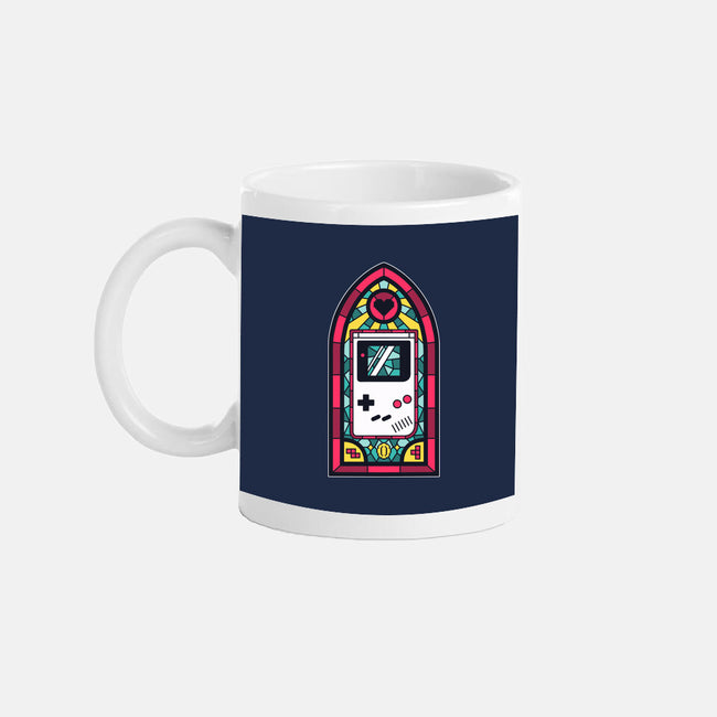 8Bits Stained Glass-None-Mug-Drinkware-paulagarcia