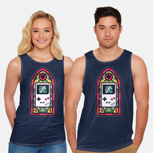 8Bits Stained Glass-Unisex-Basic-Tank-paulagarcia