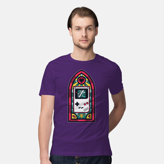 8Bits Stained Glass-Mens-Premium-Tee-paulagarcia