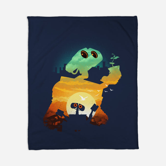 Wasteland Beautiful Sunset-None-Fleece-Blanket-dandingeroz