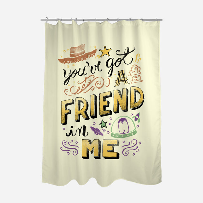 You Got A Friend-None-Polyester-Shower Curtain-yumie