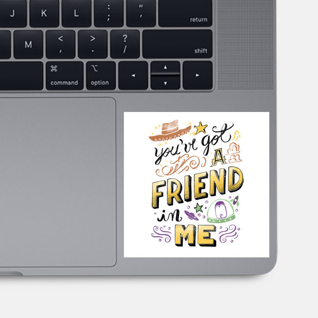 You Got A Friend-None-Glossy-Sticker-yumie