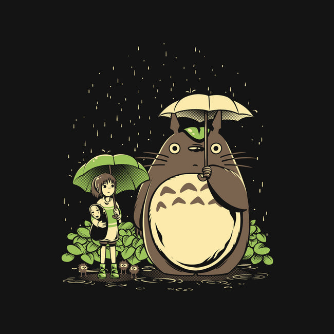 Chihiro And Totoro-None-Stretched-Canvas-yumie