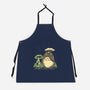 Chihiro And Totoro-Unisex-Kitchen-Apron-yumie