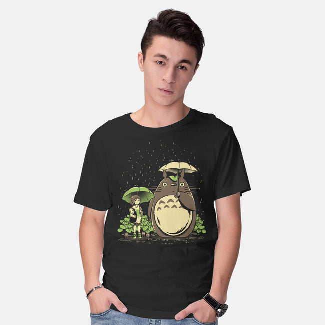 Chihiro And Totoro-Mens-Basic-Tee-yumie