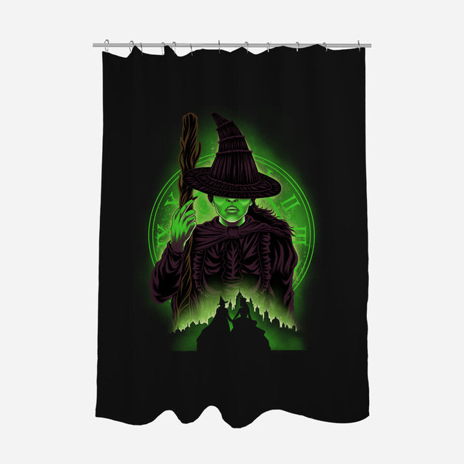 Wicked Green-None-Polyester-Shower Curtain-rmatix