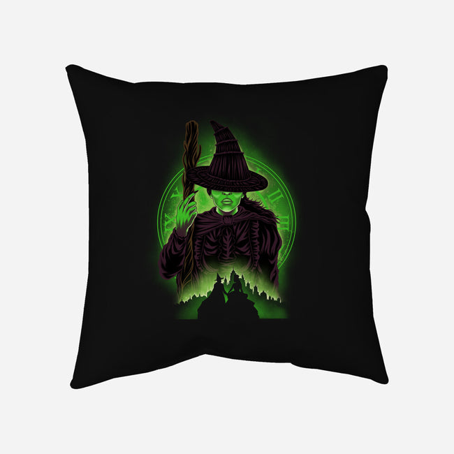 Wicked Green-None-Removable Cover w Insert-Throw Pillow-rmatix