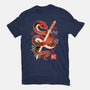 Chinese Cute Year Of The Snake-Unisex-Basic-Tee-NemiMakeit