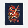 Chinese Cute Year Of The Snake-None-Fleece-Blanket-NemiMakeit