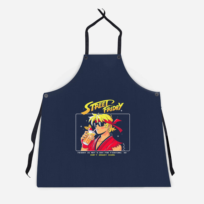 Street Friday-Unisex-Kitchen-Apron-Eoli Studio