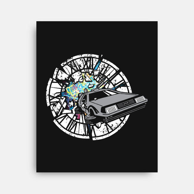 Delorean Dreams-None-Stretched-Canvas-dalethesk8er