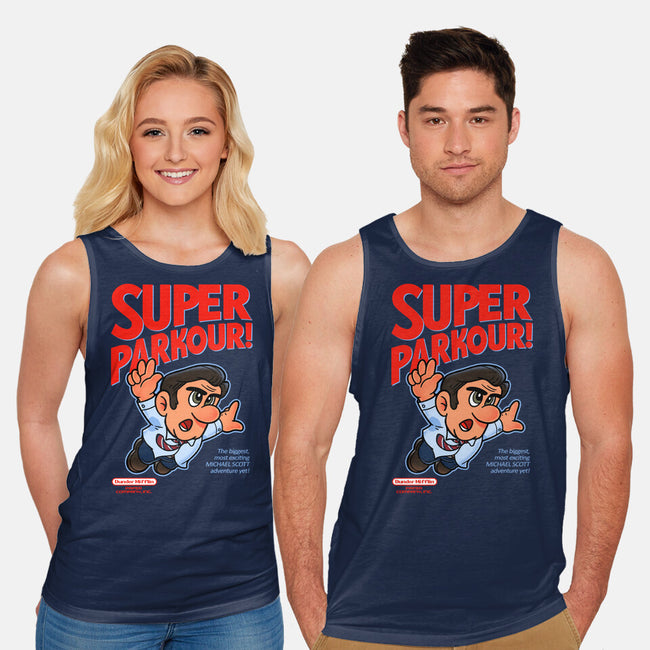 Super Parkour-Unisex-Basic-Tank-Getsousa!