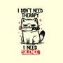 I Don't Need Therapy I Need Silence-None-Fleece-Blanket-koalastudio