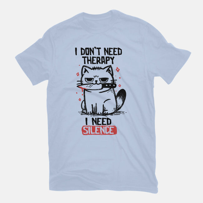 I Don't Need Therapy I Need Silence-Womens-Basic-Tee-koalastudio