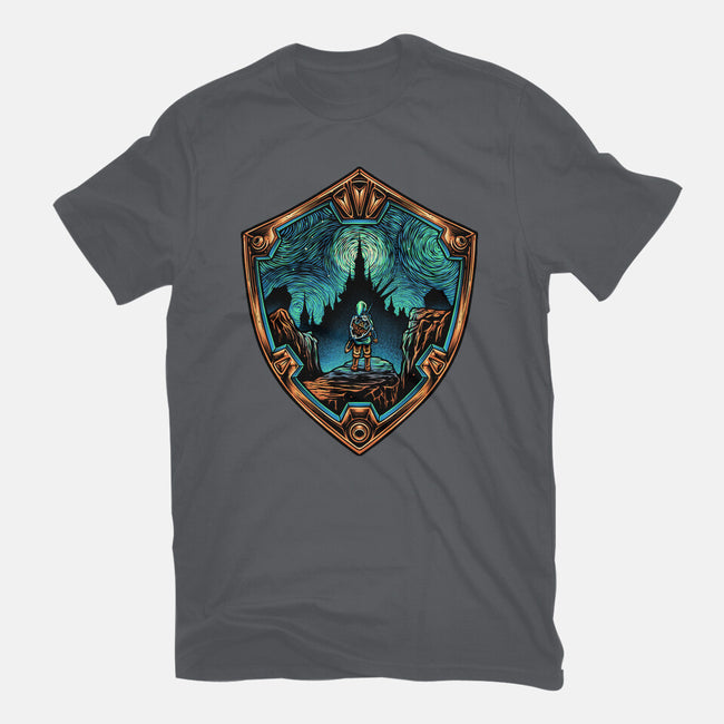 Destiny In The Horizon-Mens-Heavyweight-Tee-glitchygorilla