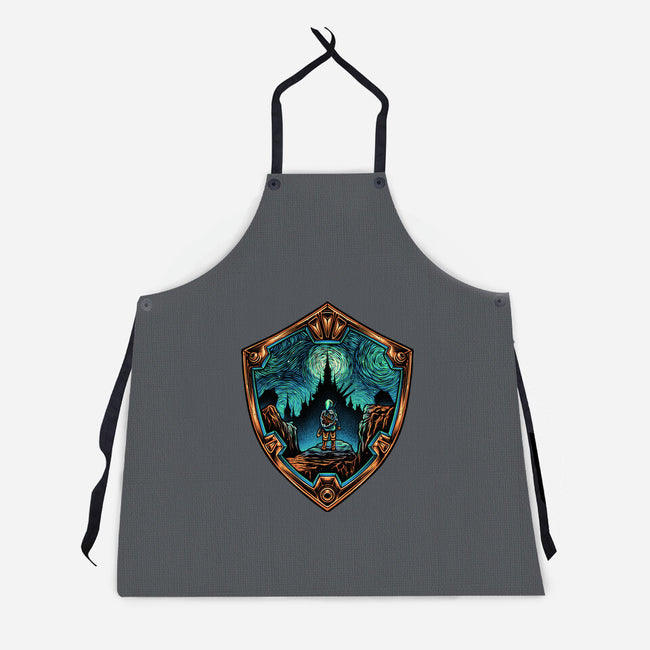 Destiny In The Horizon-Unisex-Kitchen-Apron-glitchygorilla