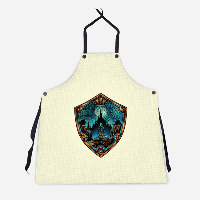 Destiny In The Horizon-Unisex-Kitchen-Apron-glitchygorilla