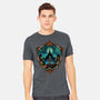 Destiny In The Horizon-Mens-Heavyweight-Tee-glitchygorilla