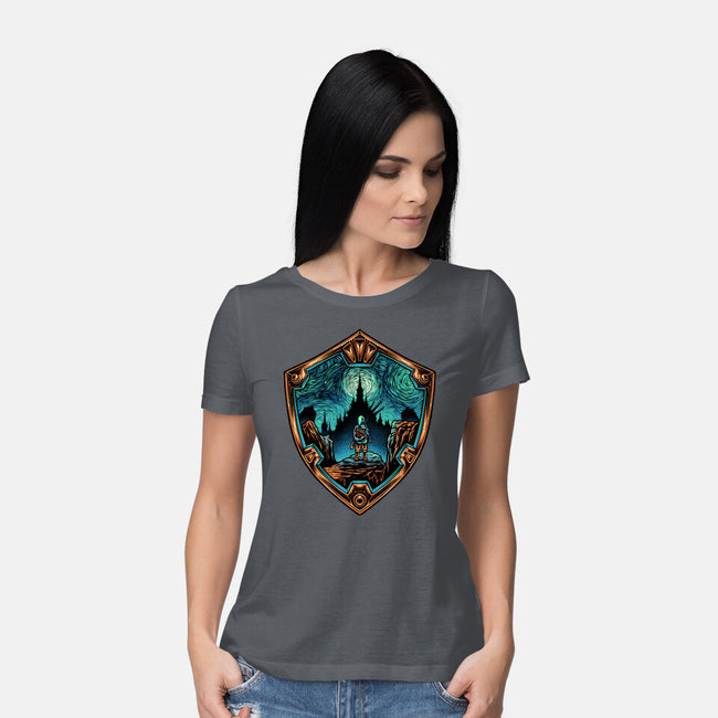 Destiny In The Horizon-Womens-Basic-Tee-glitchygorilla