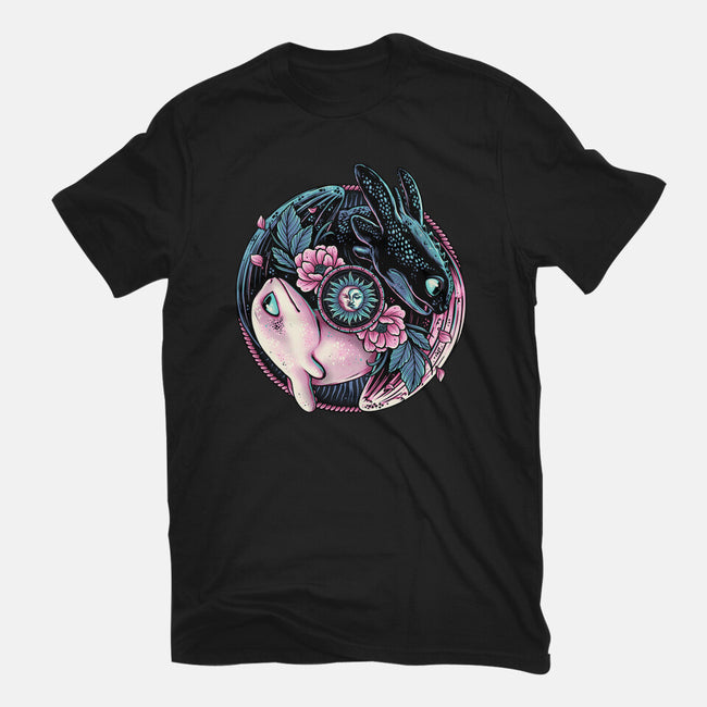 Glowing Light In The Night-Womens-Fitted-Tee-glitchygorilla