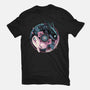 Glowing Light In The Night-Mens-Basic-Tee-glitchygorilla